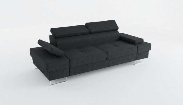 Design Sofa 3 Sëtz Multifunktioun Couche Polsterschlofsofa Sofa Couchen Nei