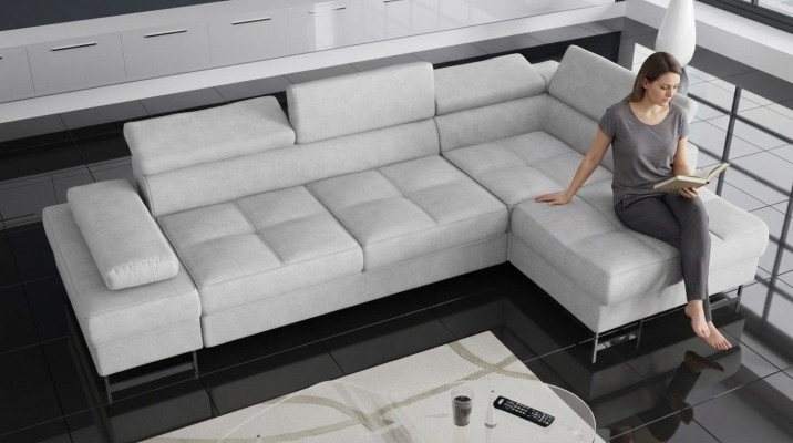 Sofaen L Form Sofa Couch Polster Wunnlandschaft Design Eckcouch Textil Lieder Nei