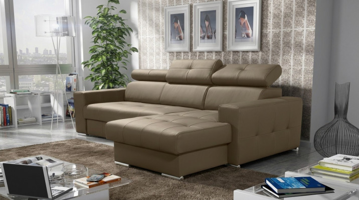 Sofa Eckcouch Gepolstert Wunnzëmmer Neit L-Form Stoft Lieder Wunnlandschaft Sofas