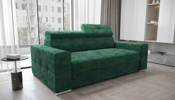 Couch Polster Stoff Lieder Sofa Design 2 Sëtzer Sofas Couchen Multifunktion Nei