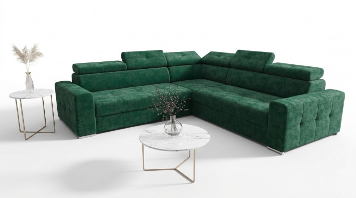 Wunnzëmmer Textil Lieder Luxus L Form Modern Eckcouch Plüsch Sofas Nei