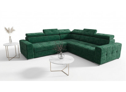 Wunnzëmmer Textil Lieder Luxus L Form Modern Eckcouch Plüsch Sofas Nei