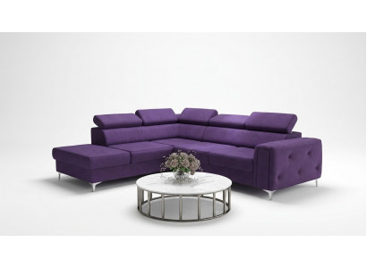 Design Eckcouch L-Form Couch Polsterung Luxus Wunnzëmmer Soft Style Couchen Nei