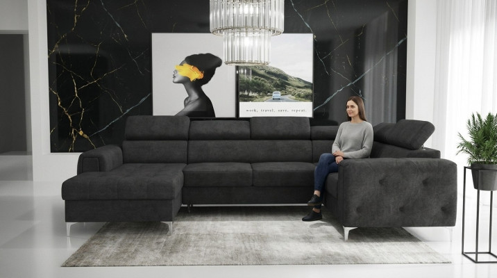 Wunnlandschaft Design Ecksofa Textil Couchen Sofas U Form Canapé Couch Polster Nei