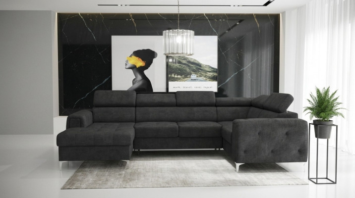 Wunnlandschaft Design Ecksofa Textil Couchen Sofas U Form Canapé Couch Polster Nei