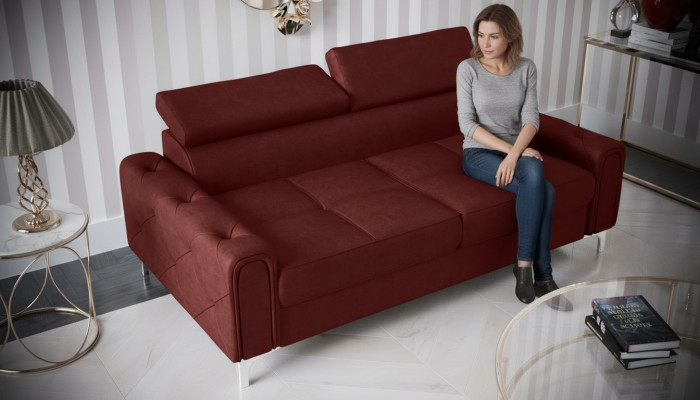 Design Couche Luxus Polster Miwwelen Sofa Couch Sëtz Lieder Textil Nei 186x100cm