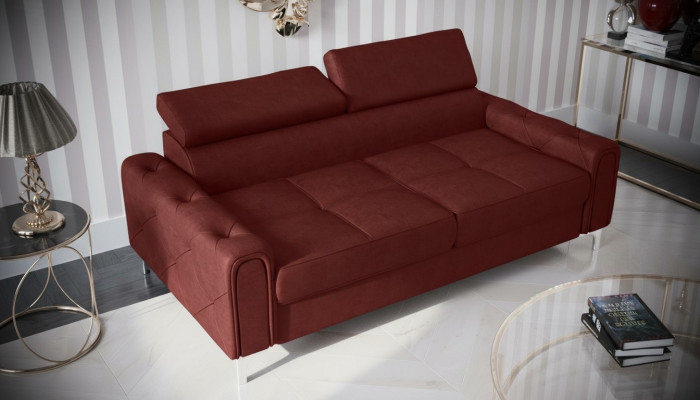Design Couche Luxus Polster Miwwelen Sofa Couch Sëtz Lieder Textil Nei 186x100cm
