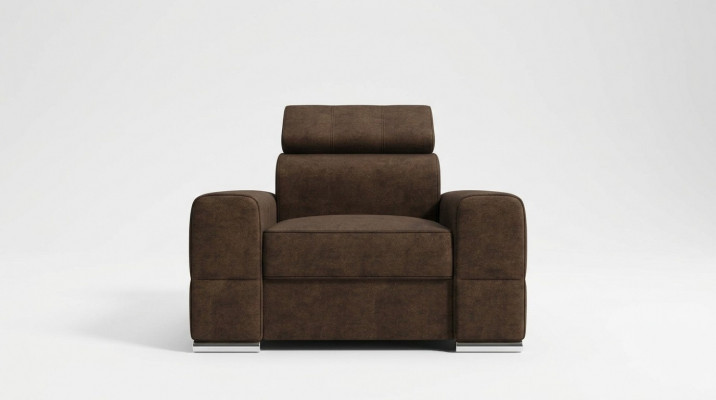 Design Luxus Stull Fotell Sofa 1 Plaz Télé Lounge Chaise Sofa Lieder Stoff