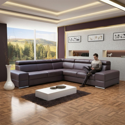 L-Form Designer Sofa Canapé Ecksofa Nei Ecksofa Polstersëtz Wunnlandschaft Canapéen