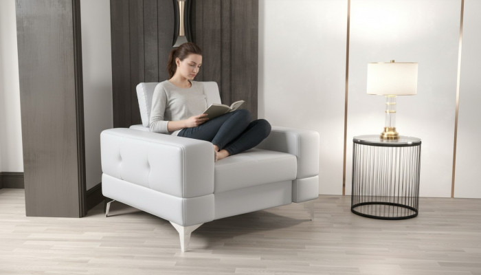 Moderne Design Sëtz Stoff Canapé Sofa Polster Sofas Sëtz Fernseh 1Sëtzer Nei