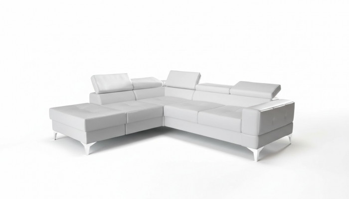 Eckcouch L-Form Couch Wunnlandschaft Polster Multifunktion Design Modern Textil
