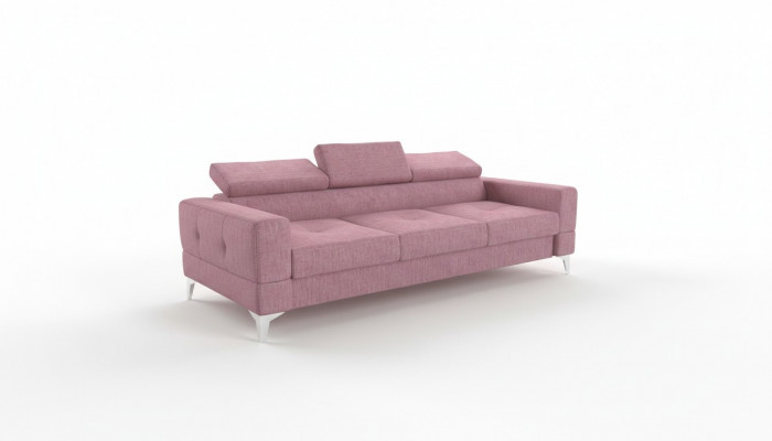 Dräisëtzeger Canapé Polster Design Sofa Modernen 3er Sëtz Zëmmer Miwwel Rosa Canapéen