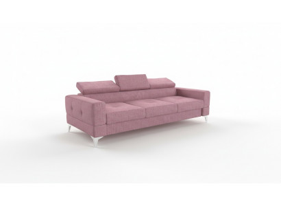 Dräisëtzeger Canapé Polster Design Sofa Modernen 3er Sëtz Zëmmer Miwwel Rosa Canapéen