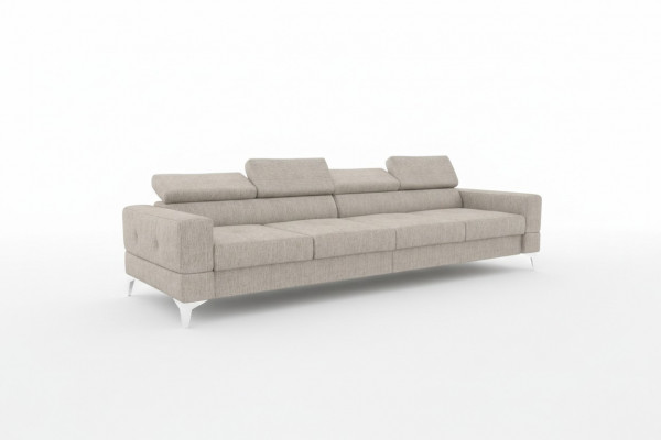Wohnzëmmer Couch Couchen Polster Sofas xxl Design Sofa 4 Sëtzer Textil Grouss Neigkeet