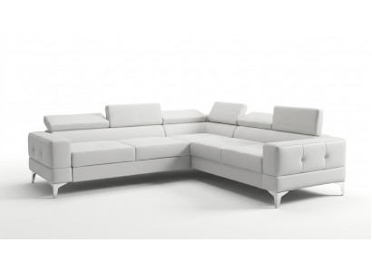 Eckcouch Wunnzëmmer L Form Couch Design Polsterung Textil Modern Couchelen