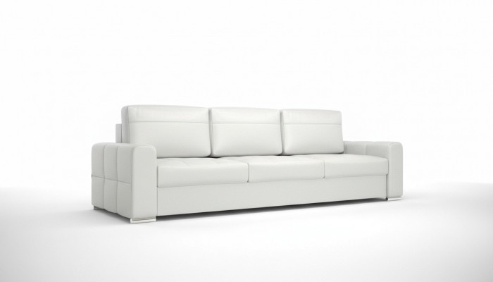 Polster Modern Textil Stoff Sofas Dräisëtzer Sofa 3 Sëtzer Bettfunktion Design