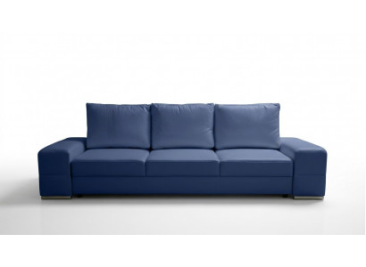 Couch Kënschtleoder Sofa Edelt Design Designer 3-Sëtzer Miwwelen Klassesch Miwwelen XXL