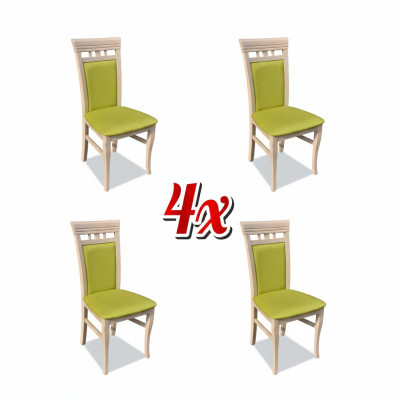 Garnitur Fotel Nei 4x Still Stull Polster Design Lounge Kichen Sëtz Iesszëmmer