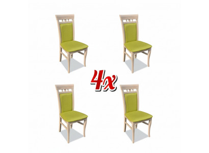 Garnitur Fotel Nei 4x Still Stull Polster Design Lounge Kichen Sëtz Iesszëmmer