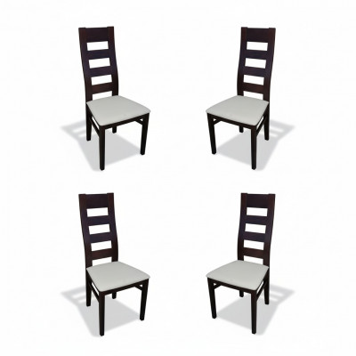Stillen Gastro Iesszëmmer Stof Nei Design Set 4x Fauteuil Stull Holz Textil Polster.