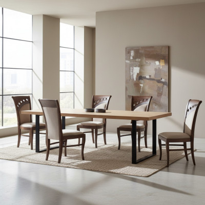 Design Still 4x Grupp Fauteuil Still Set Samett Textil Nei Iesszëmmer Restaurant