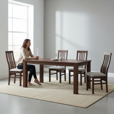 Textil Sitz Sëtz Set Nei Club Fernseh Stull 4x Iesszëmmer Polsterstull Lounge