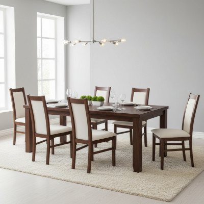 Grupp Fauteuil Léin Polster Hotel Textil Garnitur Stull Set Grupp 6x Still