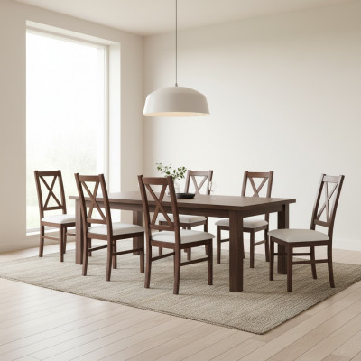 Garnitur Sessel 6x Lehnstillen Stillen Stool Polster Design Lounge Club Sëtz Lehn