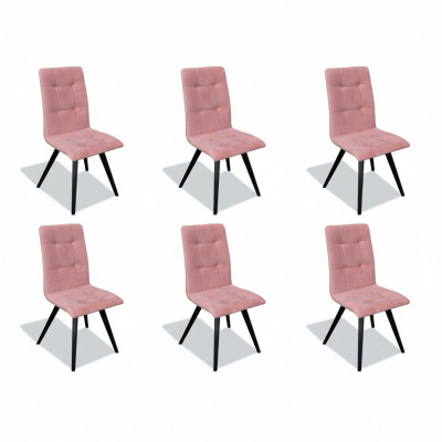 Grupp Sesselen Italienesch Luxus Miwwelen Garnitur Iesssall Stull Set 6x Still