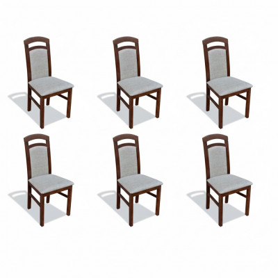 Komplett Grupp Wunnzëmmer 6x Stéck Neie Iesszëmmer Still Set Garnitur Leed Still
