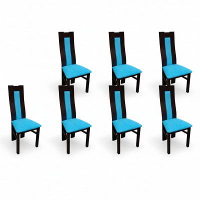 Garnitur Komplett Grupp Wunnzëmmer 6x Stéck Nei Iesszëmmer Still Set Lehn Still