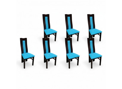 Garnitur Komplett Grupp Wunnzëmmer 6x Stéck Nei Iesszëmmer Still Set Lehn Still