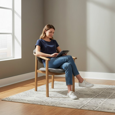 Set Garnitur Sëtz Polster Wunnzëmmer Design Iess-Stull Zëmmer Grupp 8x Stullen