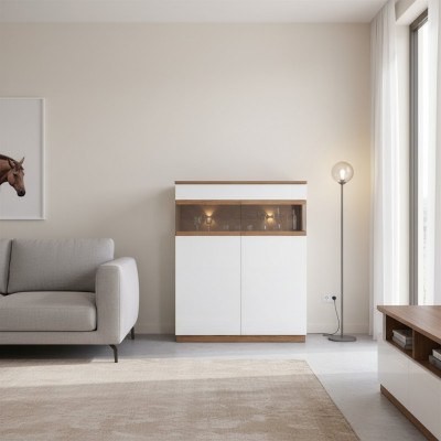 Luxus Glasvitrine Holz Designer Schaf Vitrinne Regal Schief Miewelen.