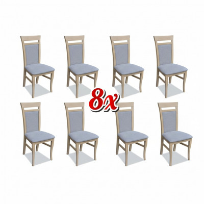Këssenstull Sëtz Fauteuil Set Kichen Still Veranda Stull 8x Iesszëmmer Massiv Nei