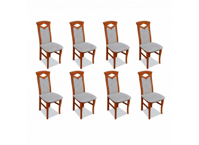 Iesszëmmerstull Holz Polster Still Gastro Iesszëmmer 8x Massivholz Fauteuil Miwwelen