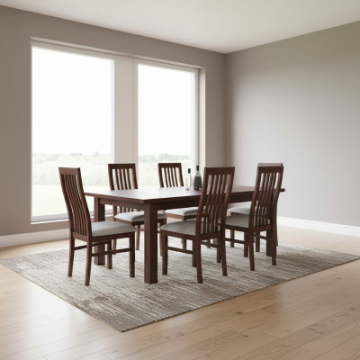 Iesszëmmer Stoff Miwwelen Fauteuil Set 8x Stull Design Lienfauteuil Polster Still Gastro