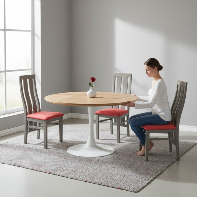 Garnitur Komplett K69 Design 4x Stull Set Iesszëmmer Textil Polster Sëtz Still