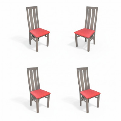 Garnitur Komplett K69 Design 4x Stull Set Iesszëmmer Textil Polster Sëtz Still