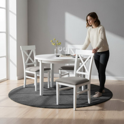 Polster Stull Set Grupp Stull Iessgrupp Garnitur 6xGruppen Textil Still Kichen