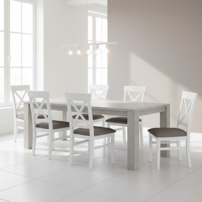 Polster Stull Set Grupp Stull Iessgrupp Garnitur 6xGruppen Textil Still Kichen
