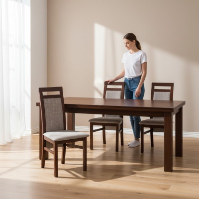 Fauteuil Grupp Garnitur Iesszëmmer Stullgrupp Komplette Set 6x Lehn Stiller