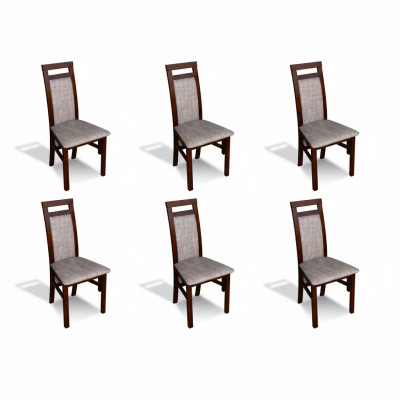 Fauteuil Grupp Garnitur Iesszëmmer Stullgrupp Komplette Set 6x Lehn Stiller