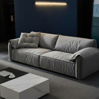 Design Sofa 4-Sëtz Sofas Textil Design Sofa Miwwelen Sofa 4 Sëtzer Canapé Polster.