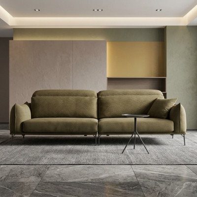 Canapé-Polsterung 4 Sëtzer Textil Grouss XXL Wunnezëmmer Canapéë Stoff