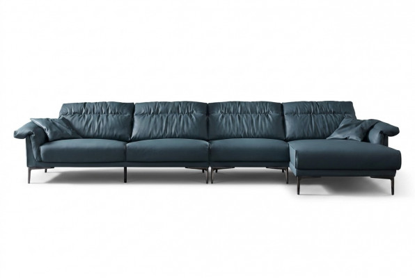 Wunnzëmmer L-Form Modern Elegant Wunnlandschaft Design Sofa Couch Polsterung