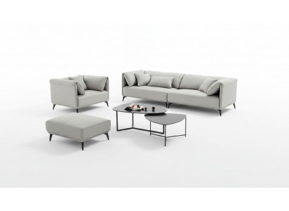 Wunnzëmmer Canapéën Couchë Polsterung 4-Sëtzer Gro Design XXL Grousst Sofa