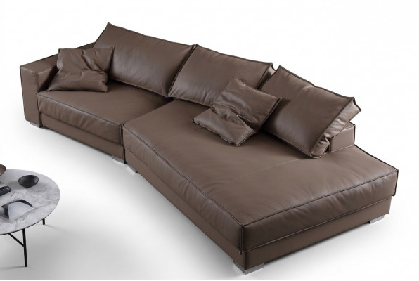 Modern Sofakëschten Ledersofa Couchen Sofa Eck Design Eck Ecksofa L-Form