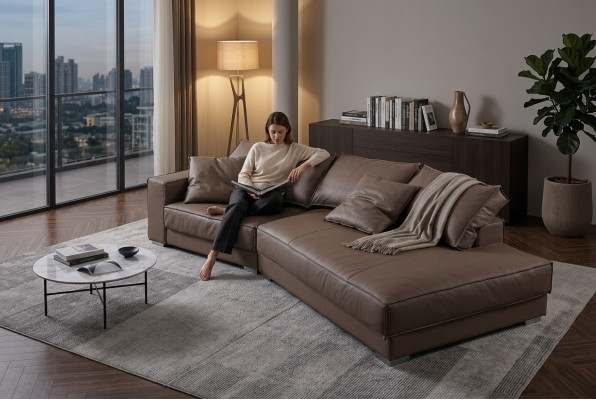 Design L Form Modern Luxus Canapéen Nei Eckcanapé Canapéen Couchen Textil Bettfunktioun