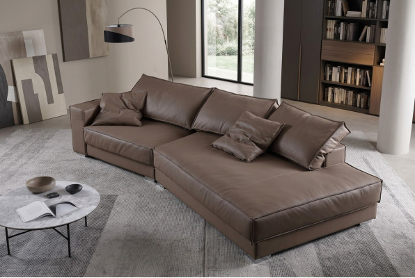 Design L Form Modern Luxus Canapéen Nei Eckcanapé Canapéen Couchen Textil Bettfunktioun